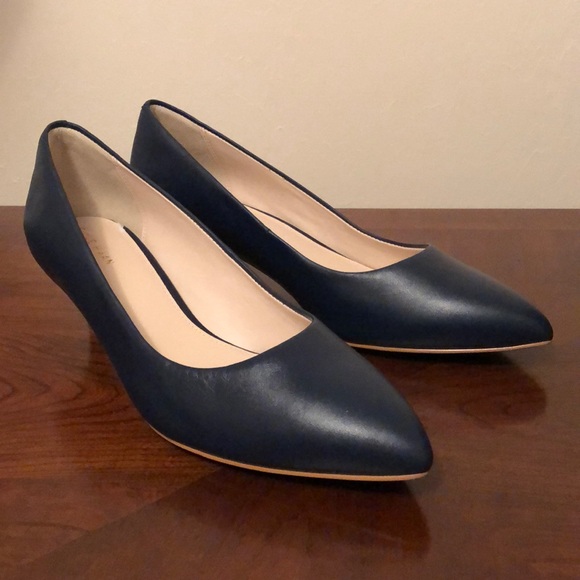 cole haan blue pumps